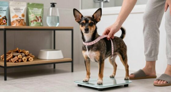 Hundegewichtskontrolle zu Hause