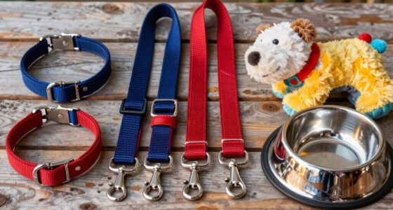 Haltbare Hundezubehörteile identifizieren