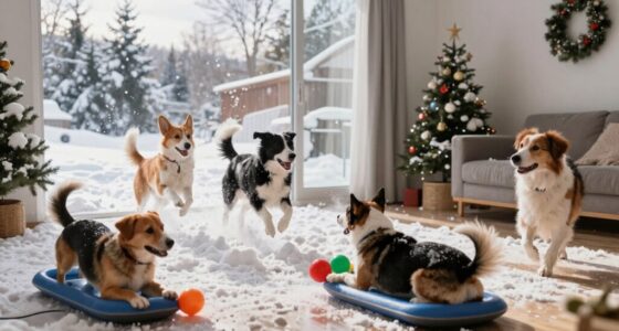 Innen- und Außensportarten für Hunde im Winter