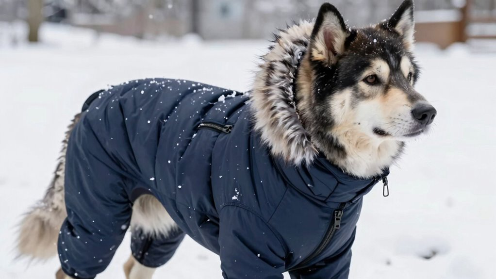 isolierte wasserdichte Hundemantel