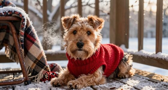Hunde im Winter warm halten