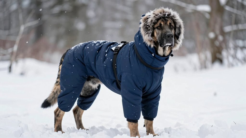 Große Rasse Winterhundedecke