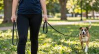 Leinenlänge für das Training