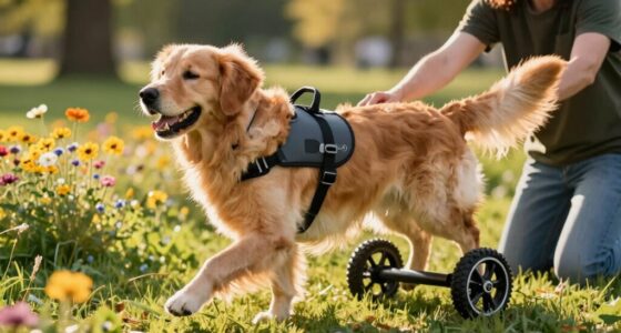 Hilfsmittel für die Mobilität bei Hunden