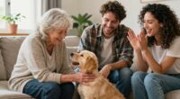 Mehrere Betreuer erziehen einen Hund