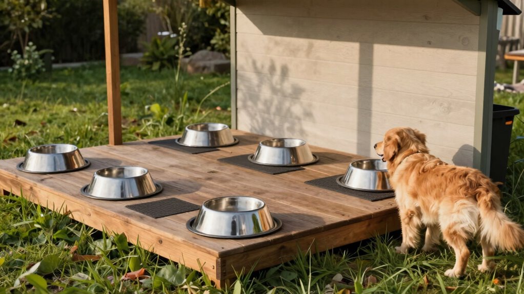 optimale Fütterungsstation Einrichtung