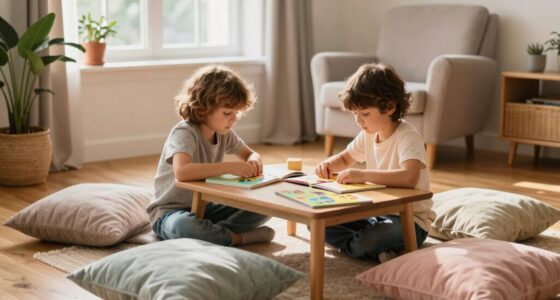 ruhiges Zuhause Lernen mit Kindern