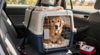 sicherer Hundetransport organisiert