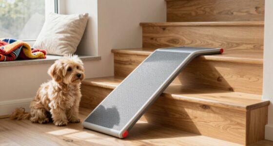 Treppenhilfe für kleine Hunde