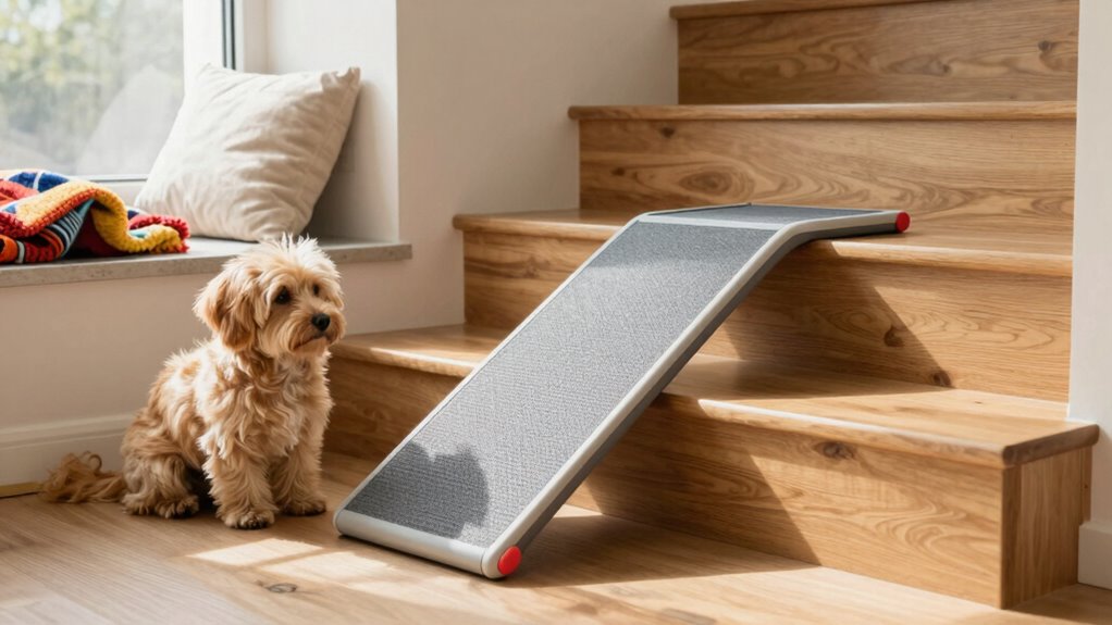 Treppenhilfe für kleine Hunde