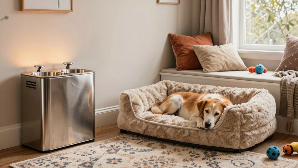 stilvolle und bequeme Hundeecke
