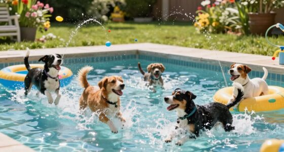 Sommer-Wasserspiele für Hunde