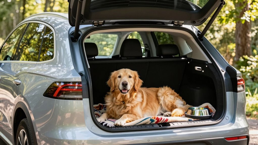 Hund im SUV transportieren