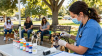 Orange County Animal Services Vaccinates, Microchips 500 Dogs At Barnett Park