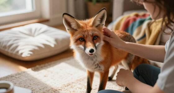 Apollo Is A One-eared Tripod Fox From Save-A-Fox, And He Is The Happiest Little Goober!