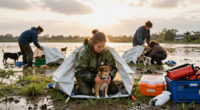 ASPCA Assists With The Emergency Evacuation Of Over 50 Animals Due To Flooding