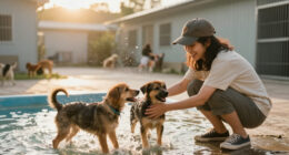 Adoptable Dogs Make A Splash At Indianapolis Animal Care And Control's Doggy Swim