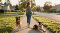 Pet Sitter Thinks Two Dogs Are Exhausted Until She Turns To Head Home